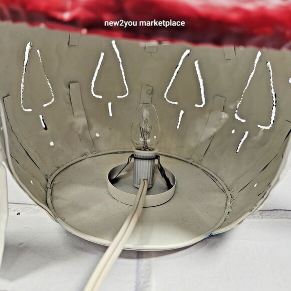 Whimsical Metal Snowman Candle Lantern Holder Holiday Christmas Decor 13” Tall - Picture 12 of 16